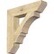 Ekena Millwork Balboa Slat Rough Sawn Bracket, Douglas Fir, 6"W x 30"D x 30"H BKT06X30X30BOA06RDF - alternate 1